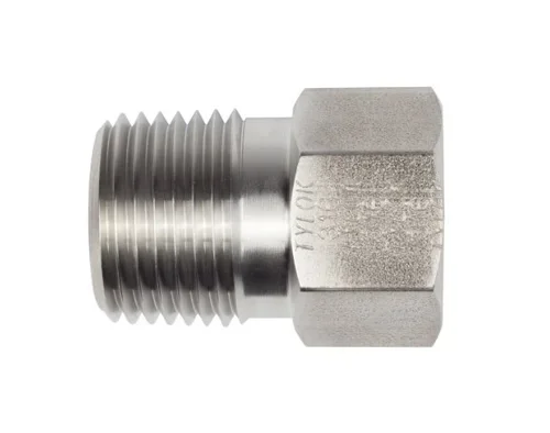 1" Male NPT x 3/4" Female NPT Tylok Hex Reducer Bushing