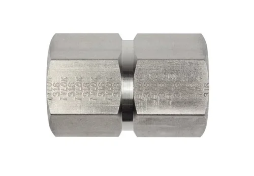 1/4" Female NPT x 1/8" Female NPT Tylok Hex Reducing Coupling