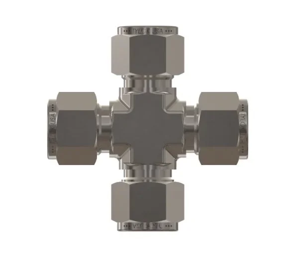 3/8" Tylok® Tube Union Cross
