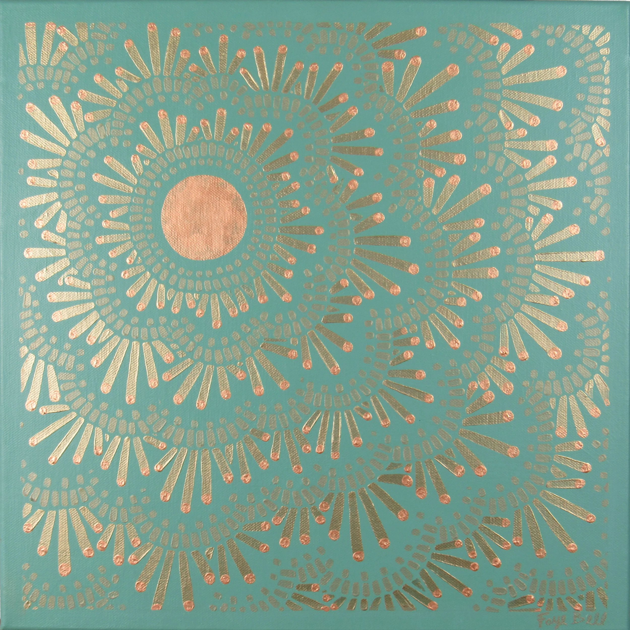 Kirkwood & Kenyon, 2017, 14x14, acrylic on canvas. sold.