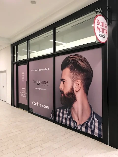 Grooming Store - Glass Adhere