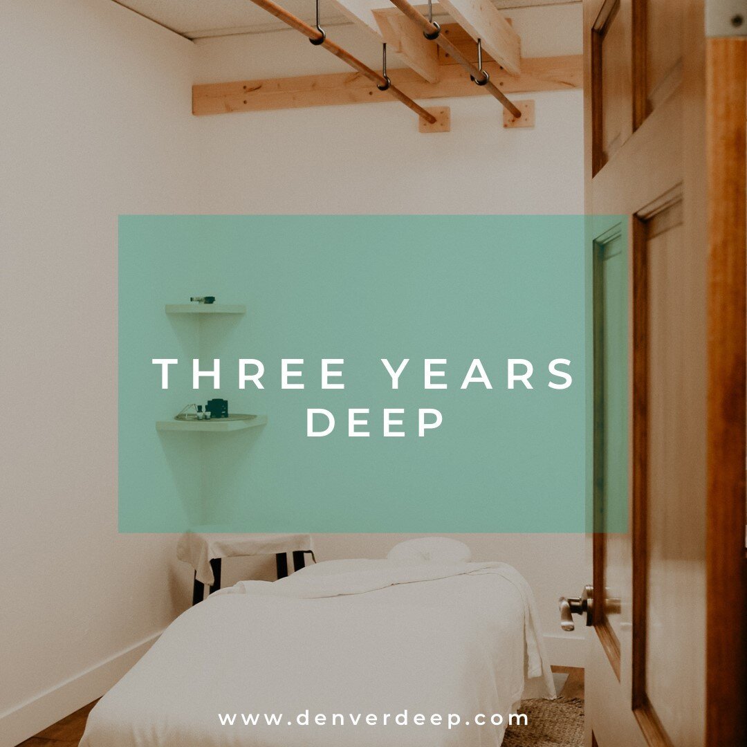 It&rsquo;s all because of you.⠀⠀⠀⠀⠀⠀⠀⠀⠀
⠀⠀⠀⠀⠀⠀⠀⠀⠀
Three years ago today, we opened Denver Deep&rsquo;s doors. ⠀⠀⠀⠀⠀⠀⠀⠀⠀
⠀⠀⠀⠀⠀⠀⠀⠀⠀
To every one of our clients, we are forever grateful for your support.⠀⠀⠀⠀⠀⠀⠀⠀⠀
⠀⠀⠀⠀⠀⠀⠀⠀⠀
You make us strive to do and b