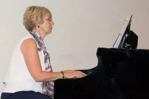 Sherry Bennett our gifted pianist and organ player.