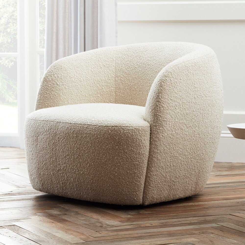 CB2 Gwyneth Boucle Chair - $899