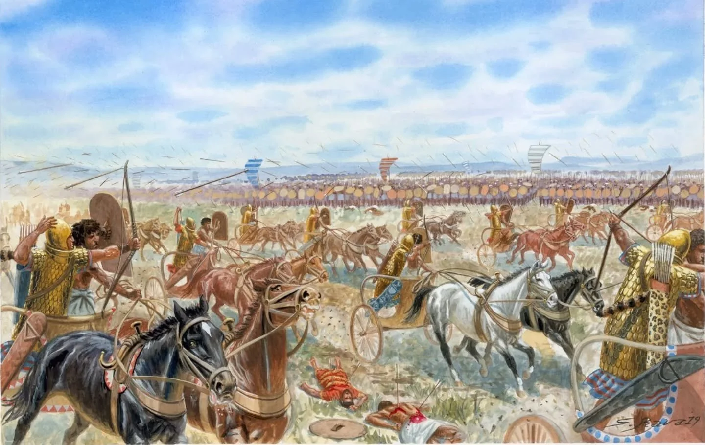 ➕Fun Fact!: Megiddo gives us the word (via Greek) "Armeggedon" ⚔️

"Happy" anniversary to the first #battle of Megiddo, which took place on April 16, 1457 BC!

This is the first battle with any account of realistic numbers and fig
