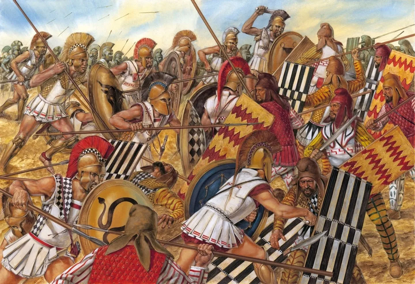 👤PTSD at Marathon⚔️

Perhaps our first anecdotal evidence of post-traumatic stress disorder is from citizen #soldier Epizelos. 

He was thought of as an examplar of Greek bravery, and because of his unique affliction, is one of the few names we know