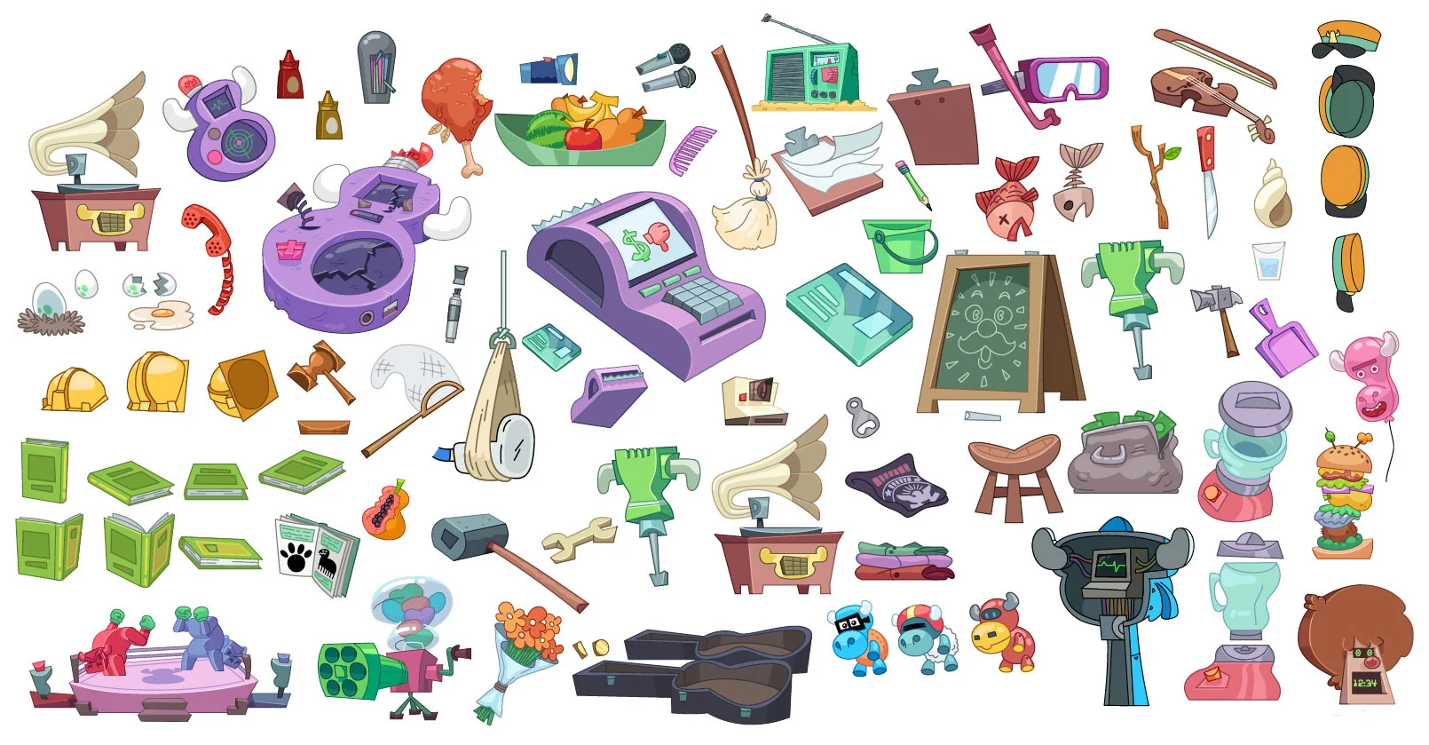 During the first 26 episodes we produced more than 1.200 props