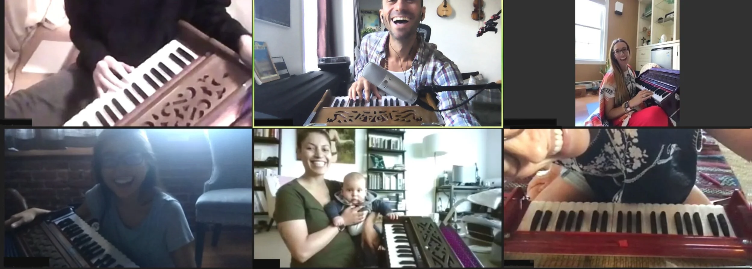 Community Harmonium & Kirtan Workshop Online (6 Week Drop-In Series)