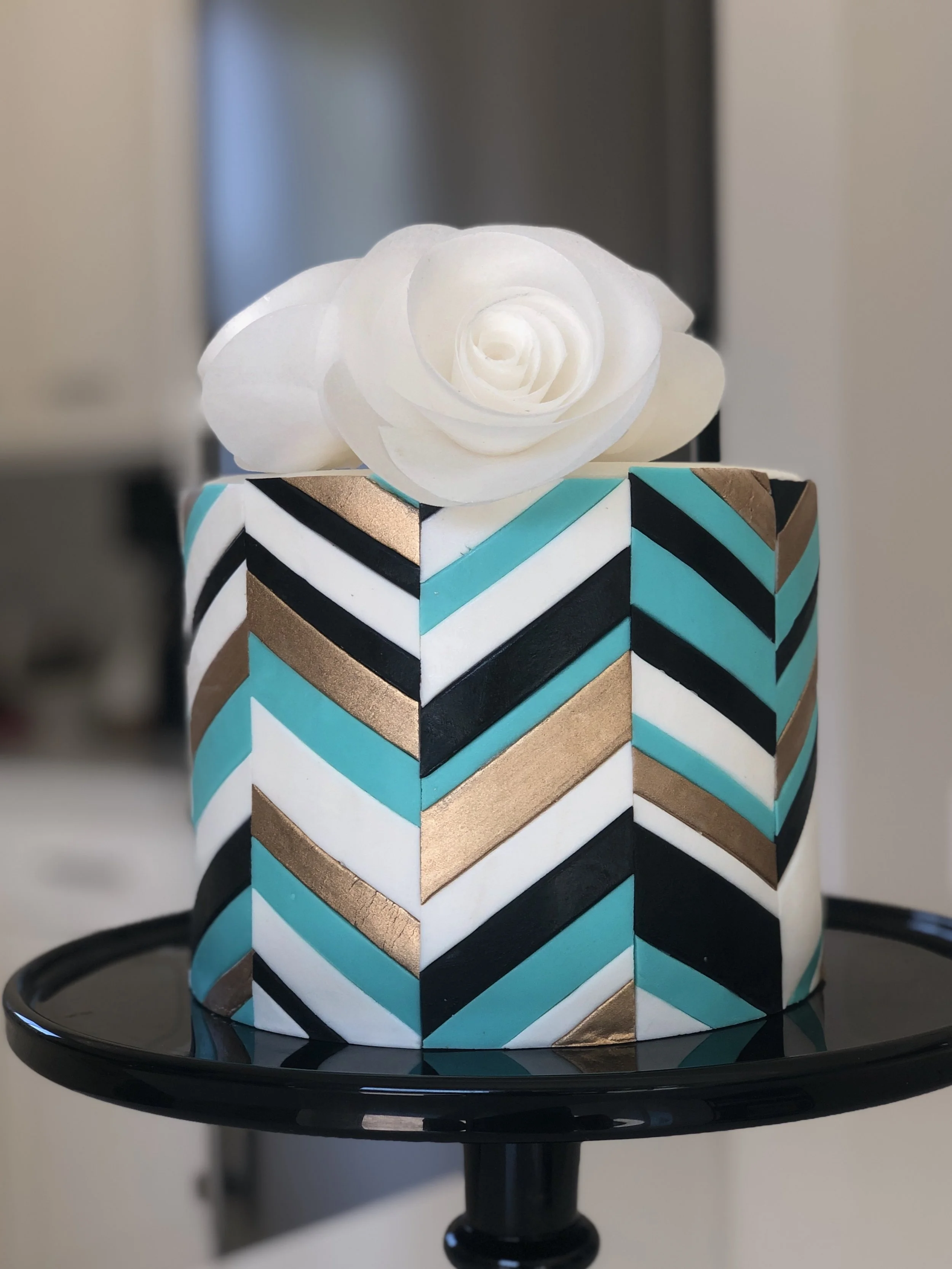 modern wedding cake design