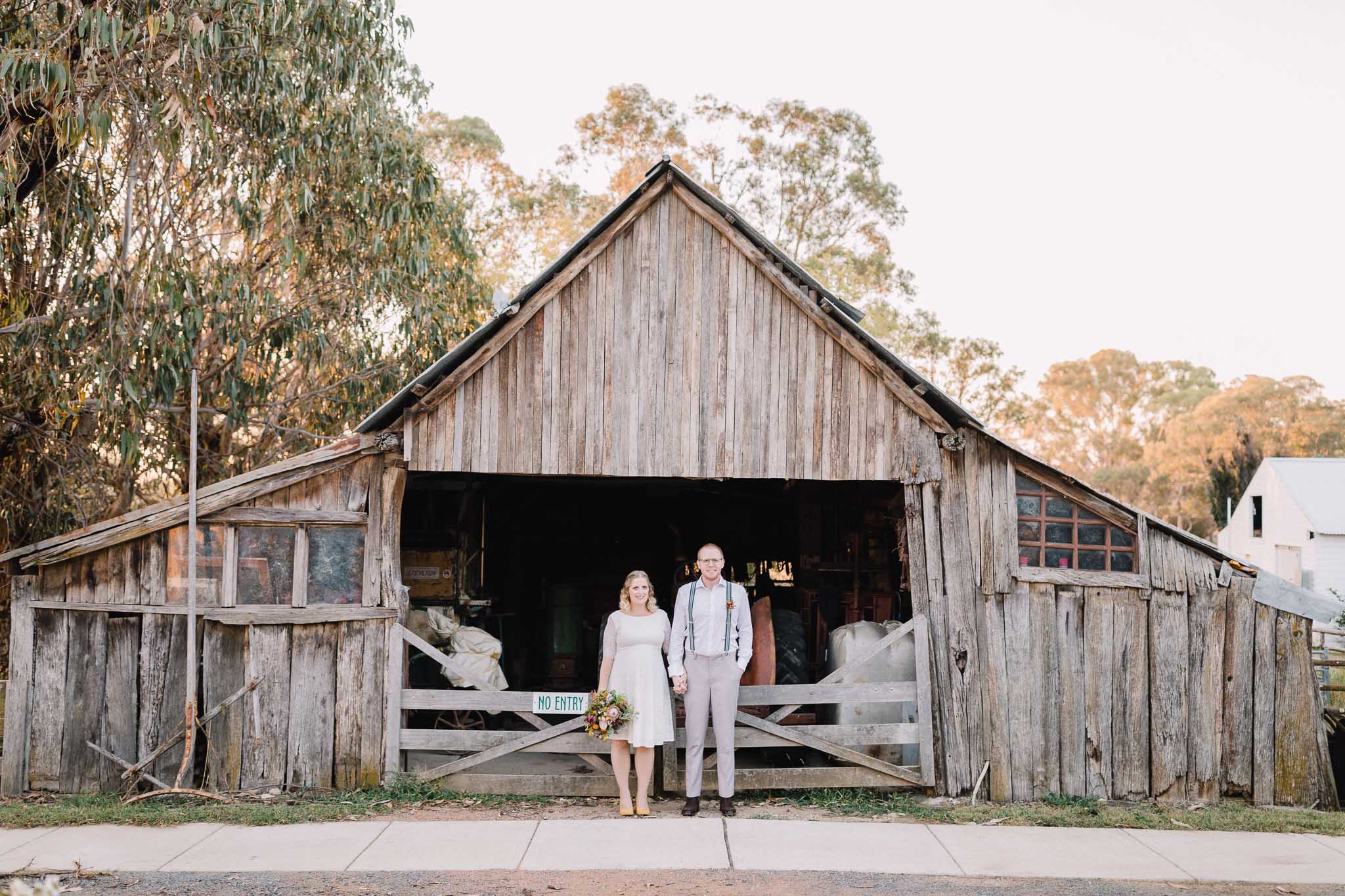 Poachers Pantry Machinery Shed - Wedding Photography