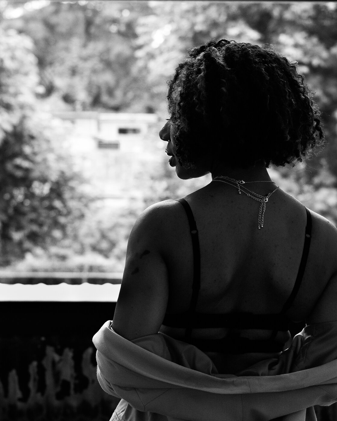 40 Women Over 40 promotion. This is a stunning silhouette of a regal woman who joined my Be Seen Be Heard project.