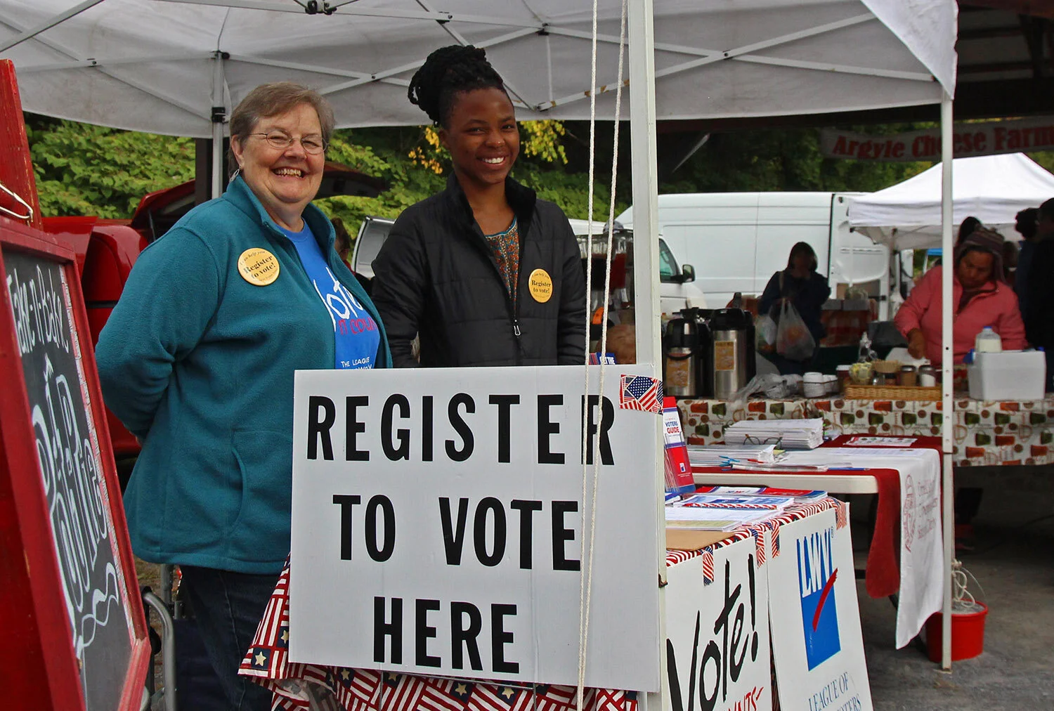 Voter Education - Saratoga Farmers Market