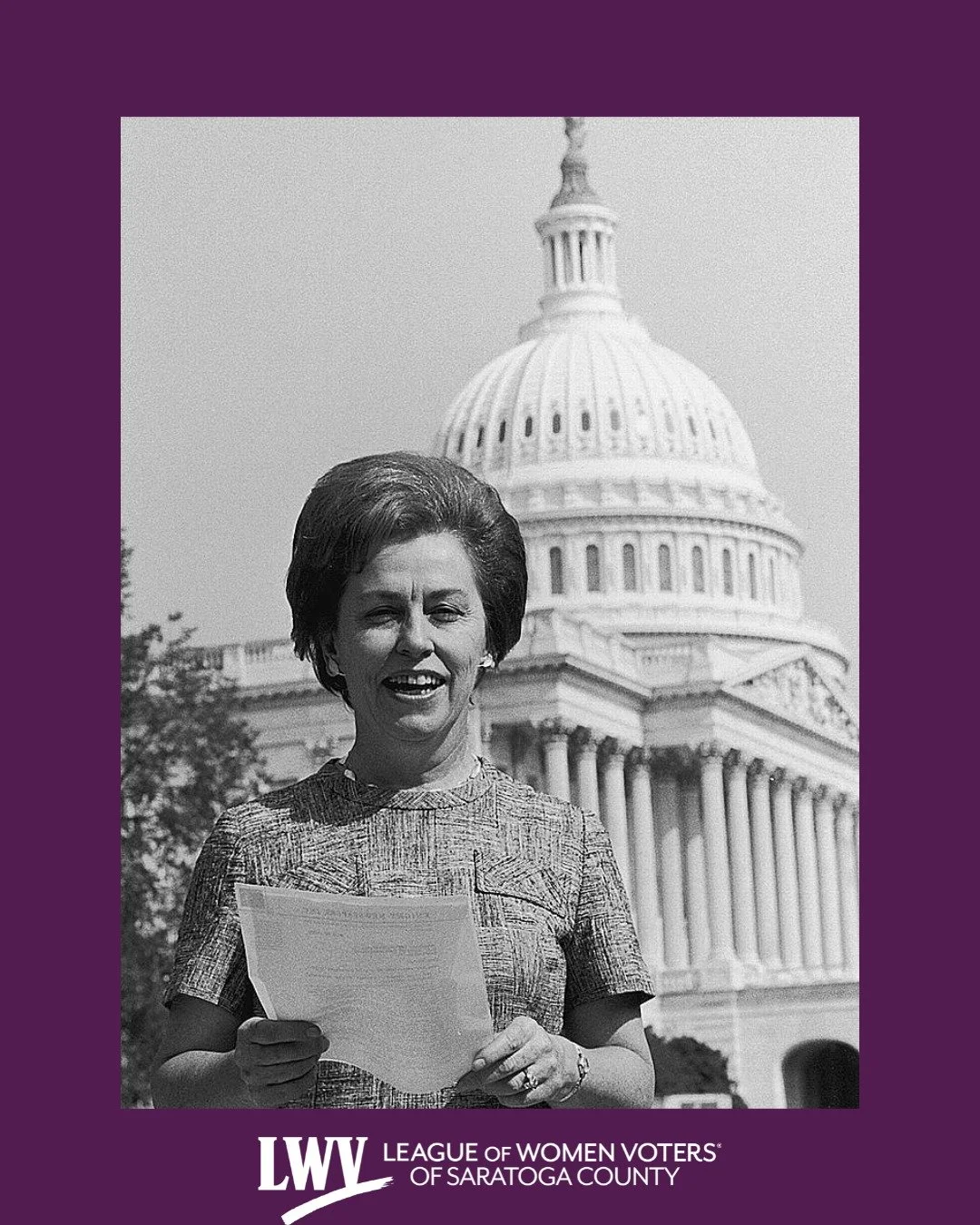 Join us at the Famous Person Fundraiser on October 11, 2025!

We will be joined by Famous Person Martha Griffiths (D-MI) - a member of the U.S. House of Representatives from 1955-1974. She was the first woman to serve on the powerful House Committee 