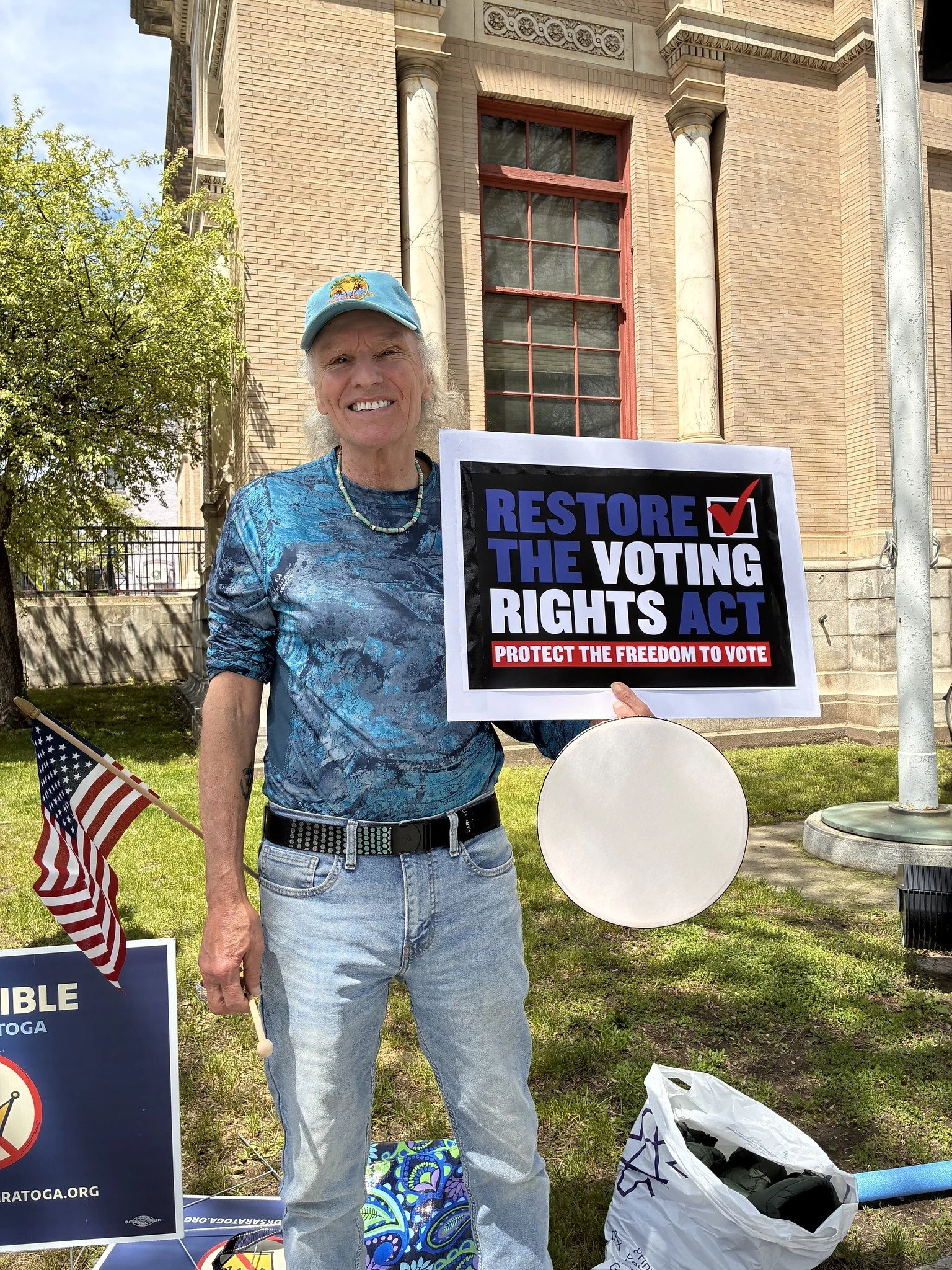 All Roads Lead to the South, Demonstration in Saratoga Springs May 16, 2026