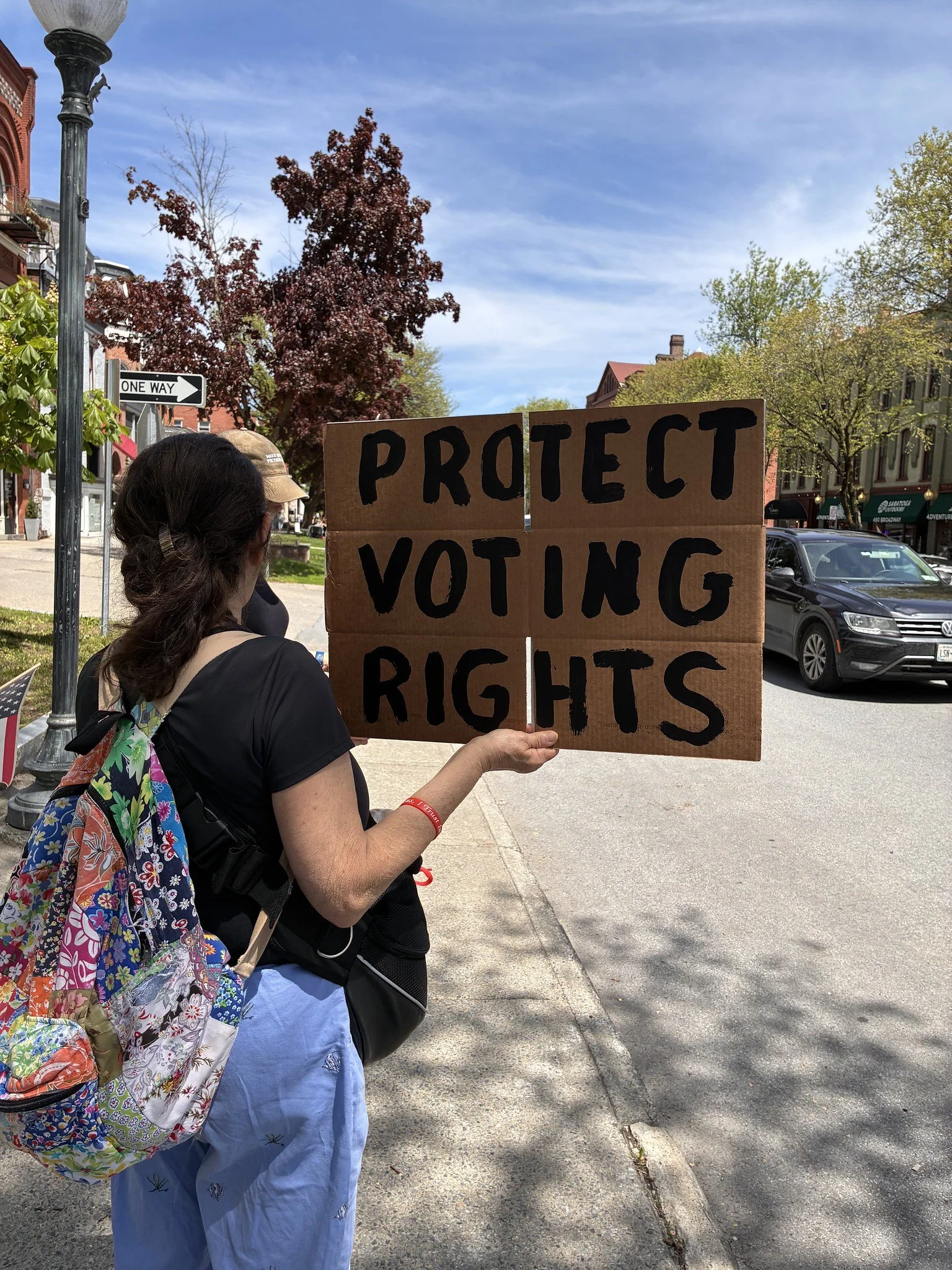 All Roads Lead to the South, Demonstration in Saratoga Springs May 16, 2026