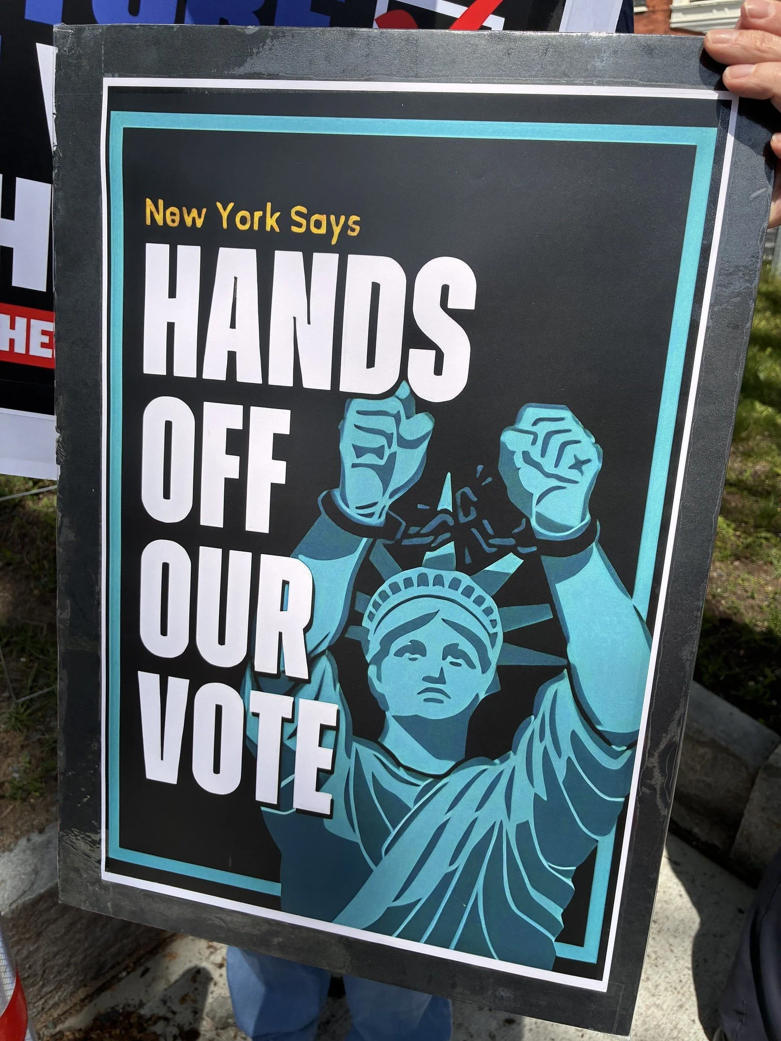 All Roads Lead to the South, Demonstration in Saratoga Springs May 16, 2026