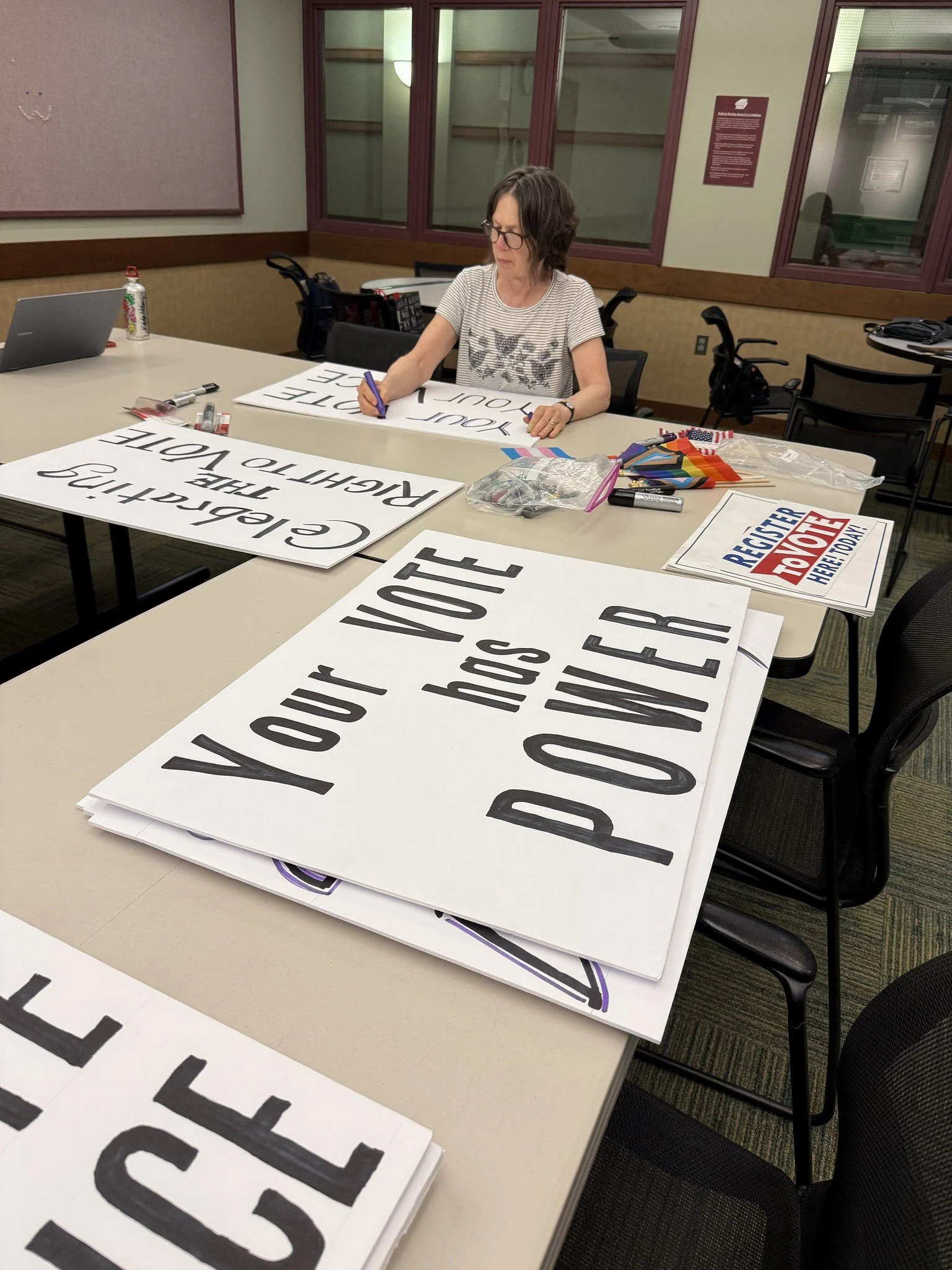 LWVSC Flag Day Brigade Sign-making Party June 10, 2026