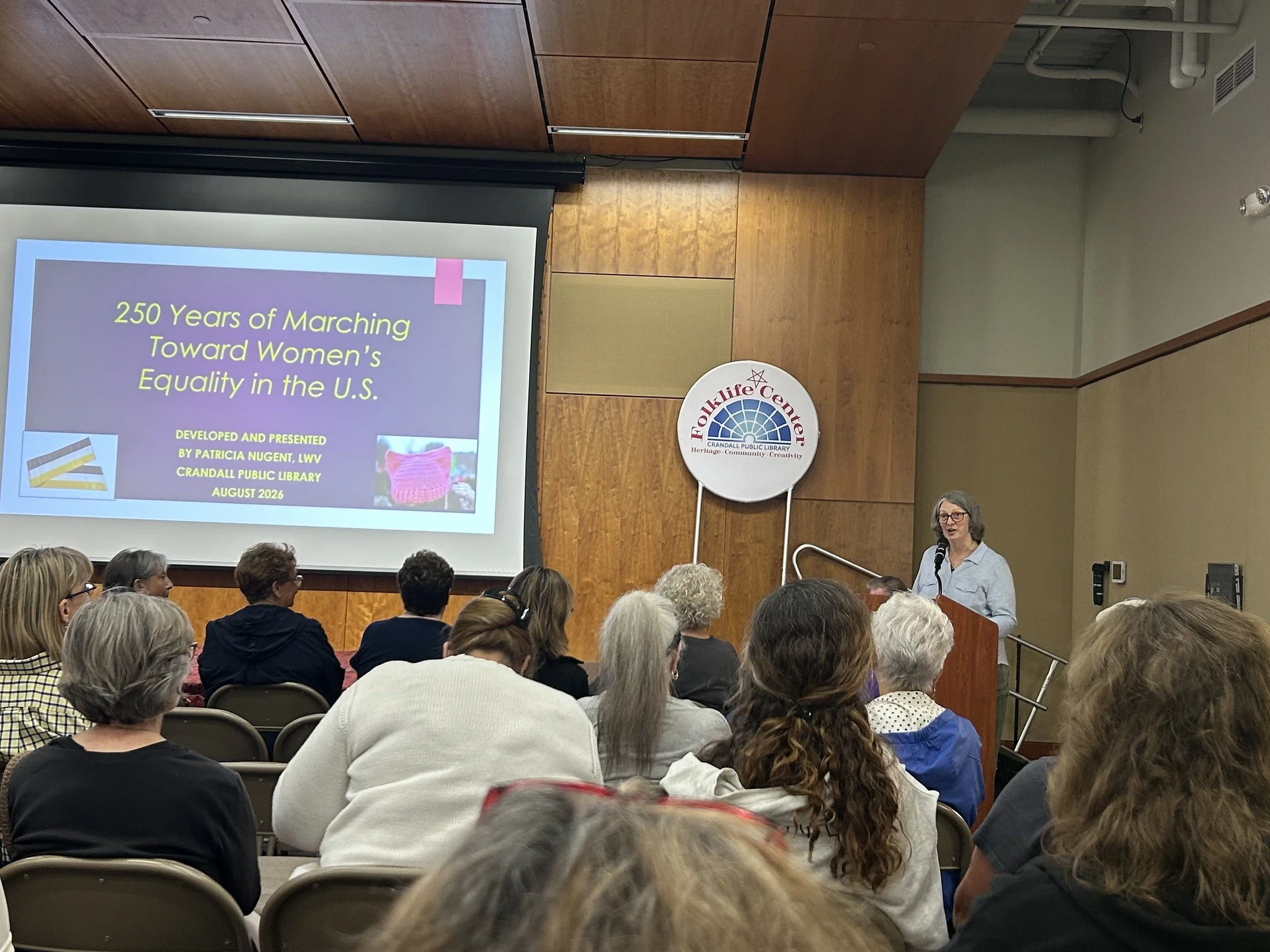 250 Years of Marching Toward Equality, Crandall Public Library, August 25, 2026