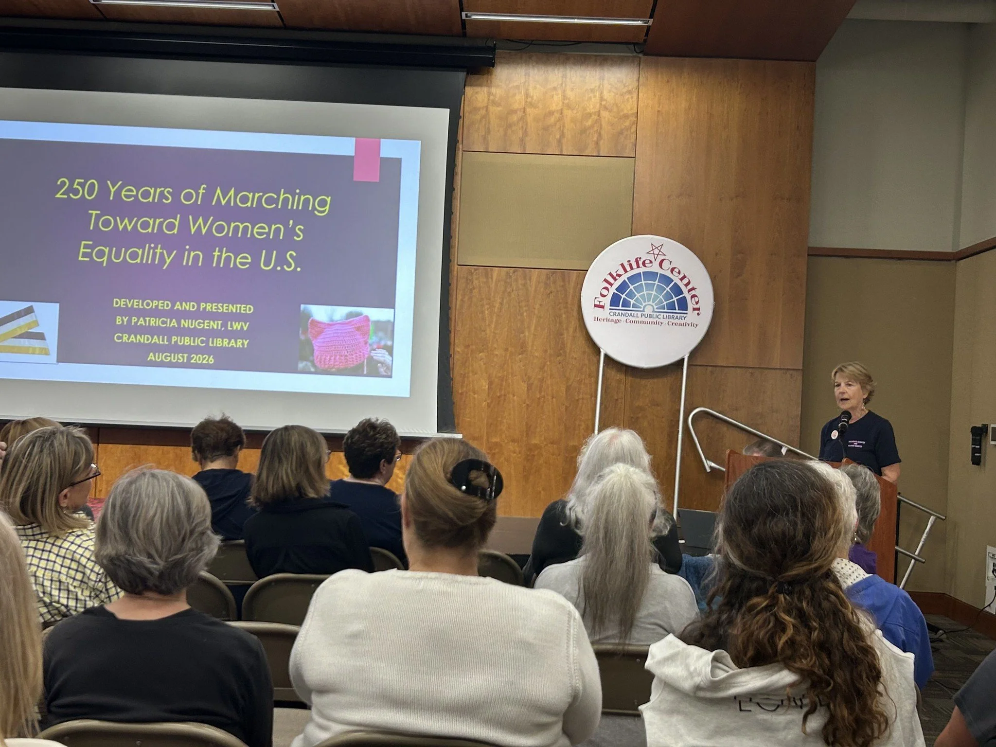 250 Years of Marching Toward Equality, Crandall Public Library, August 25, 2026