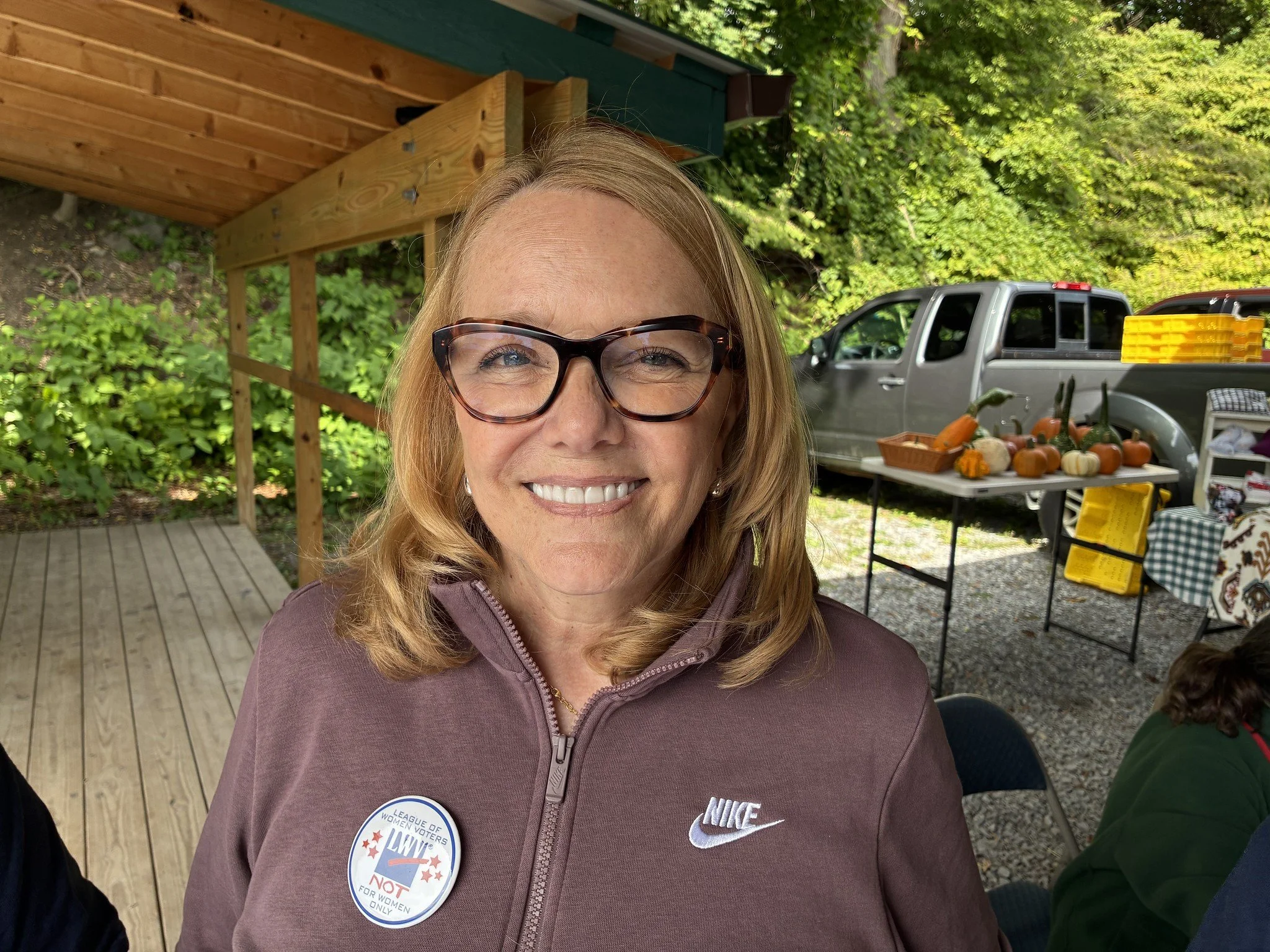 Voter Engagement Information Table at Saratoga Farmer's Marker Sept. 19, 2026