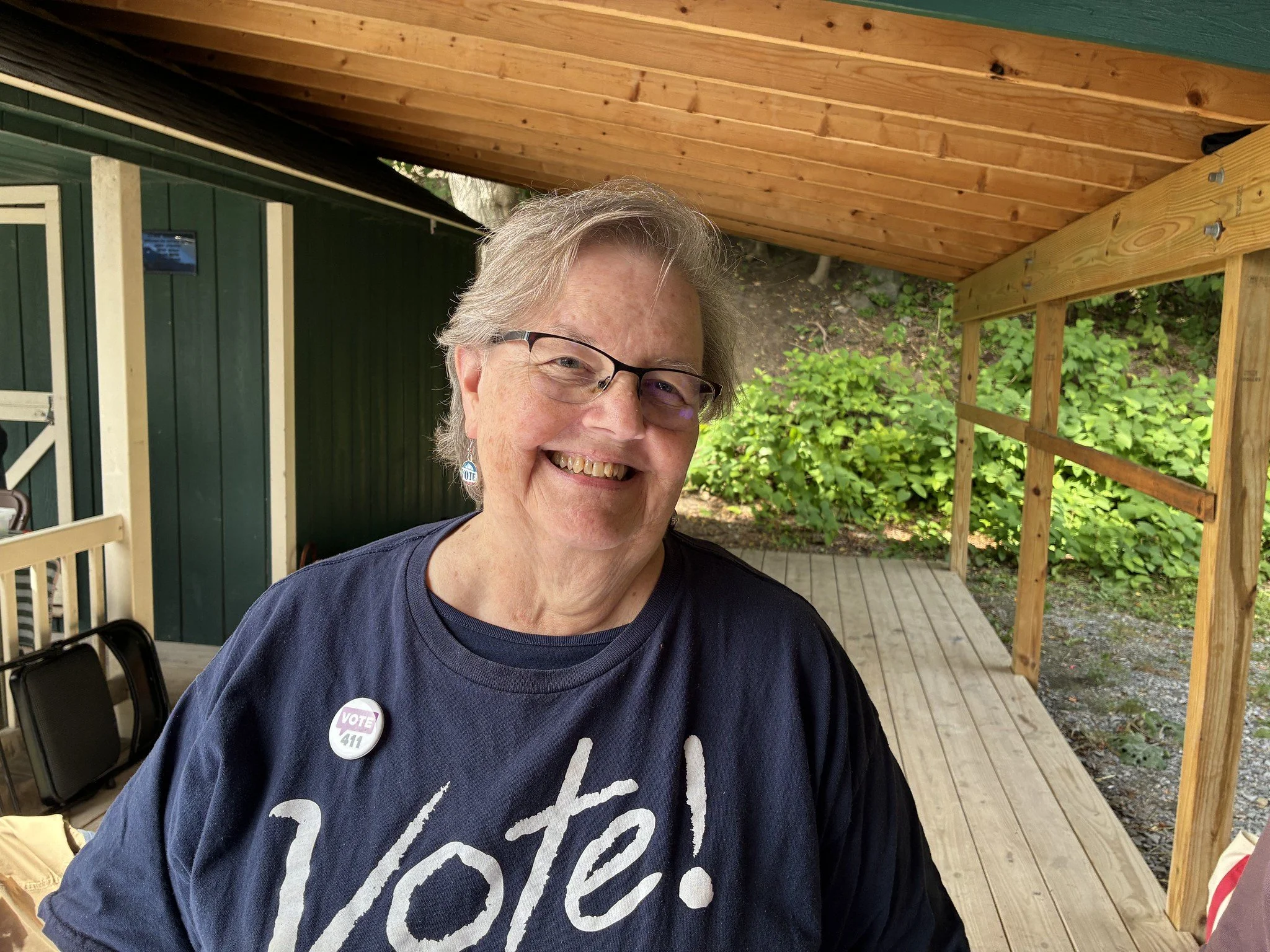 Voter Engagement Information Table at Saratoga Farmer's Marker Sept. 19, 2026
