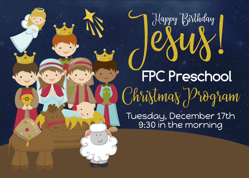 Preschool Christmas Program