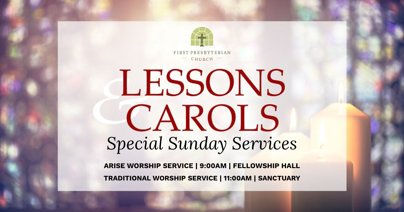 Lessons &amp; Carols Sunday