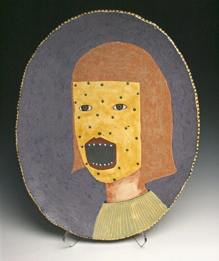 Yellow Face Lady 