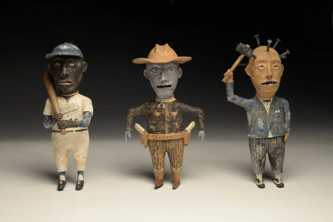 Three Small Wall Figures