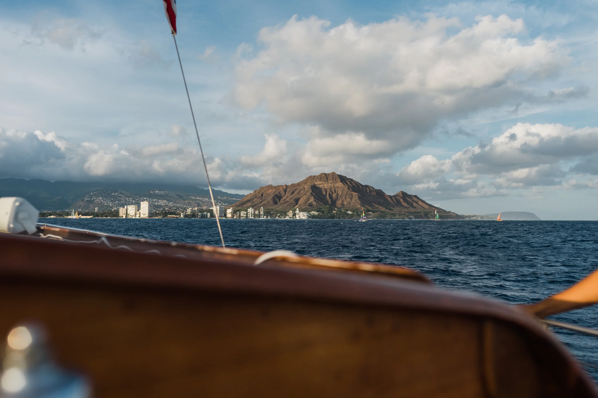 Waikiki boat sail