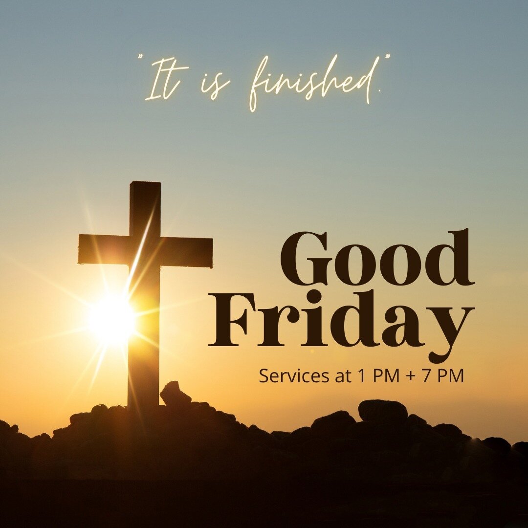 &quot;It is finished.&quot; Join us for Good Friday service at 1 PM or 7 PM.
.
.
.
.
#raisedwithjesus #lutheran #sanctification #toledome #toledo #welstoledo #jesus #bible #podcast #dailyjesus #jesusdaily #jesusfortoledo #rwjdaily  #rwjpodcast #toled