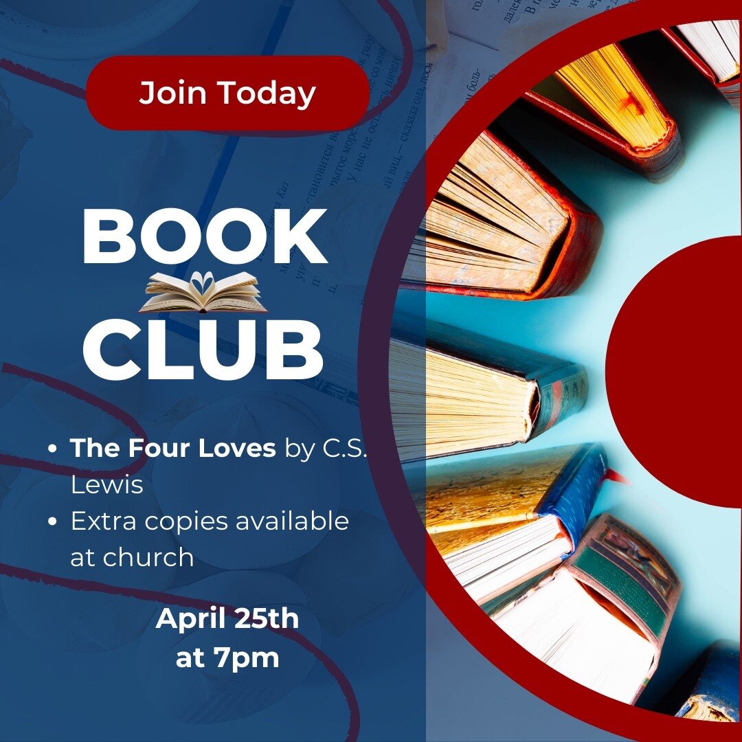 We had a great discussion last night of Brave New World! Don't miss the next book club on Thursday April 25th at 7 PM where we will discuss The Four Loves by C.S. Lewis.
.
.
.
#raisedwithjesus #lutheran #toledo #welstoledo #jesus #jesusdaily #jesusfo