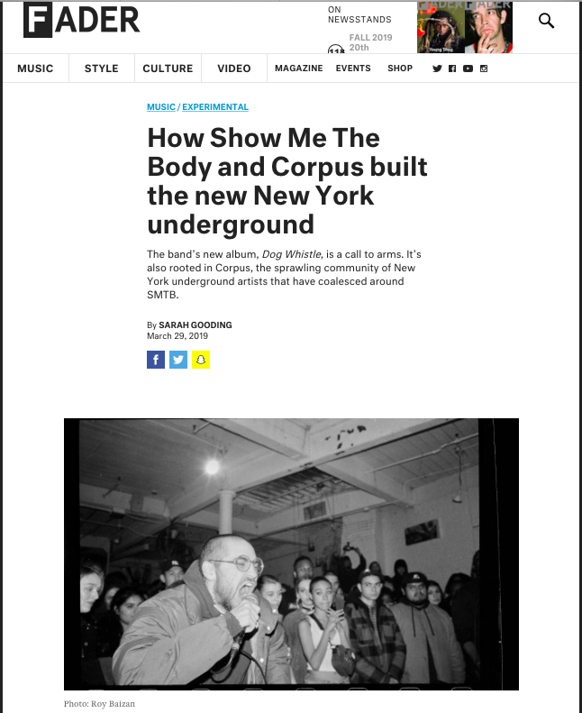 Show Me The Body 
