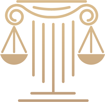 Illustration of a balance scale, symbolizing justice.