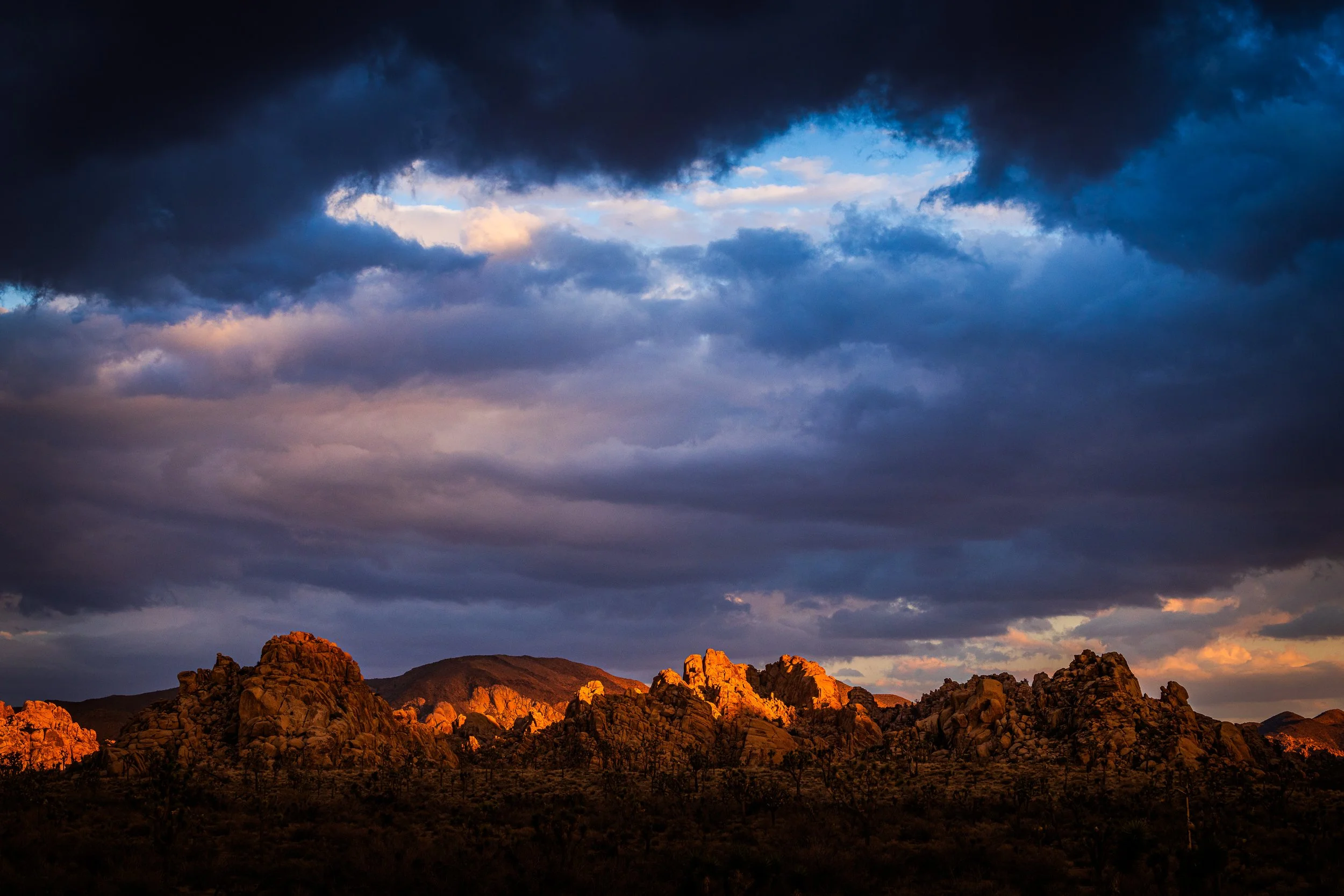 Vibrant Joshua Tree Rock Piles
