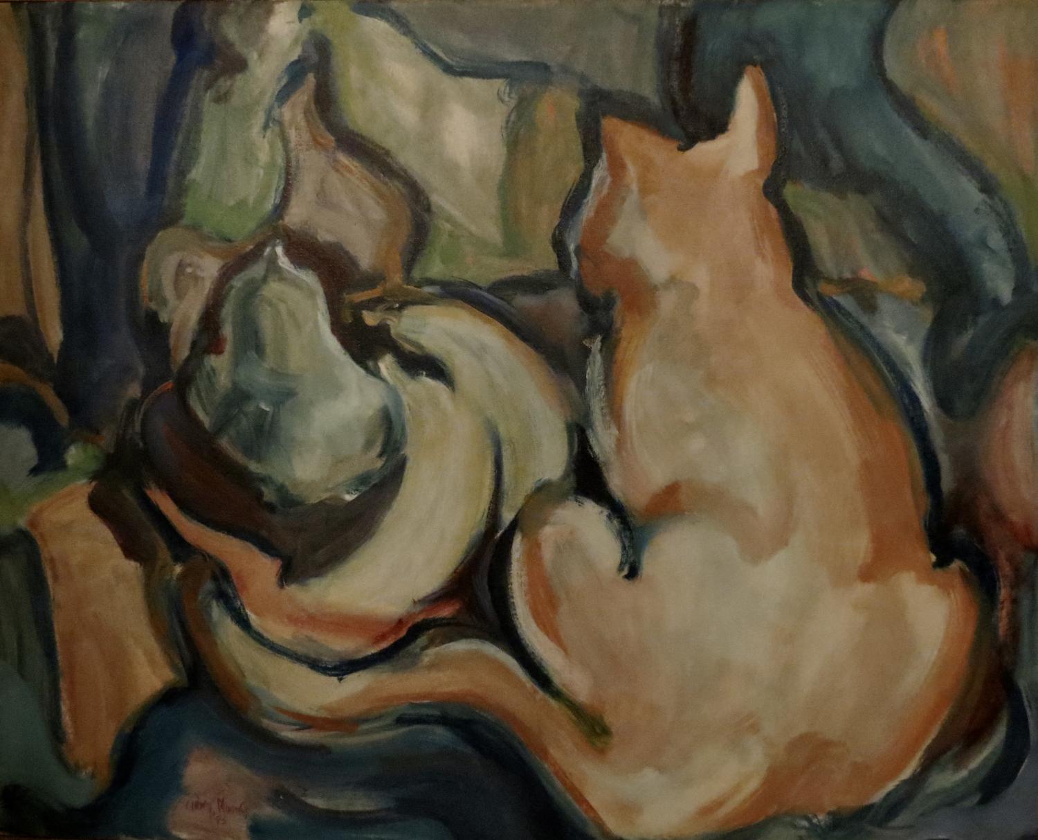 "Still life With Cat" 1973