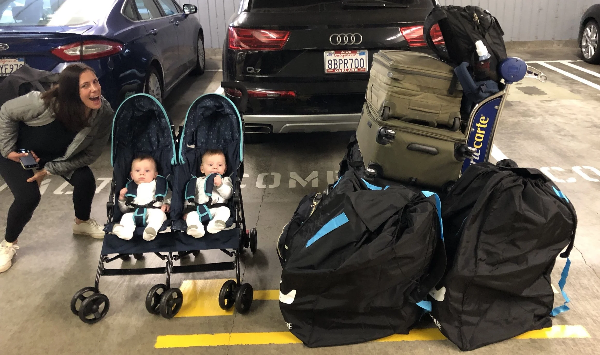 C'est la vie to the days of traveling light. 
