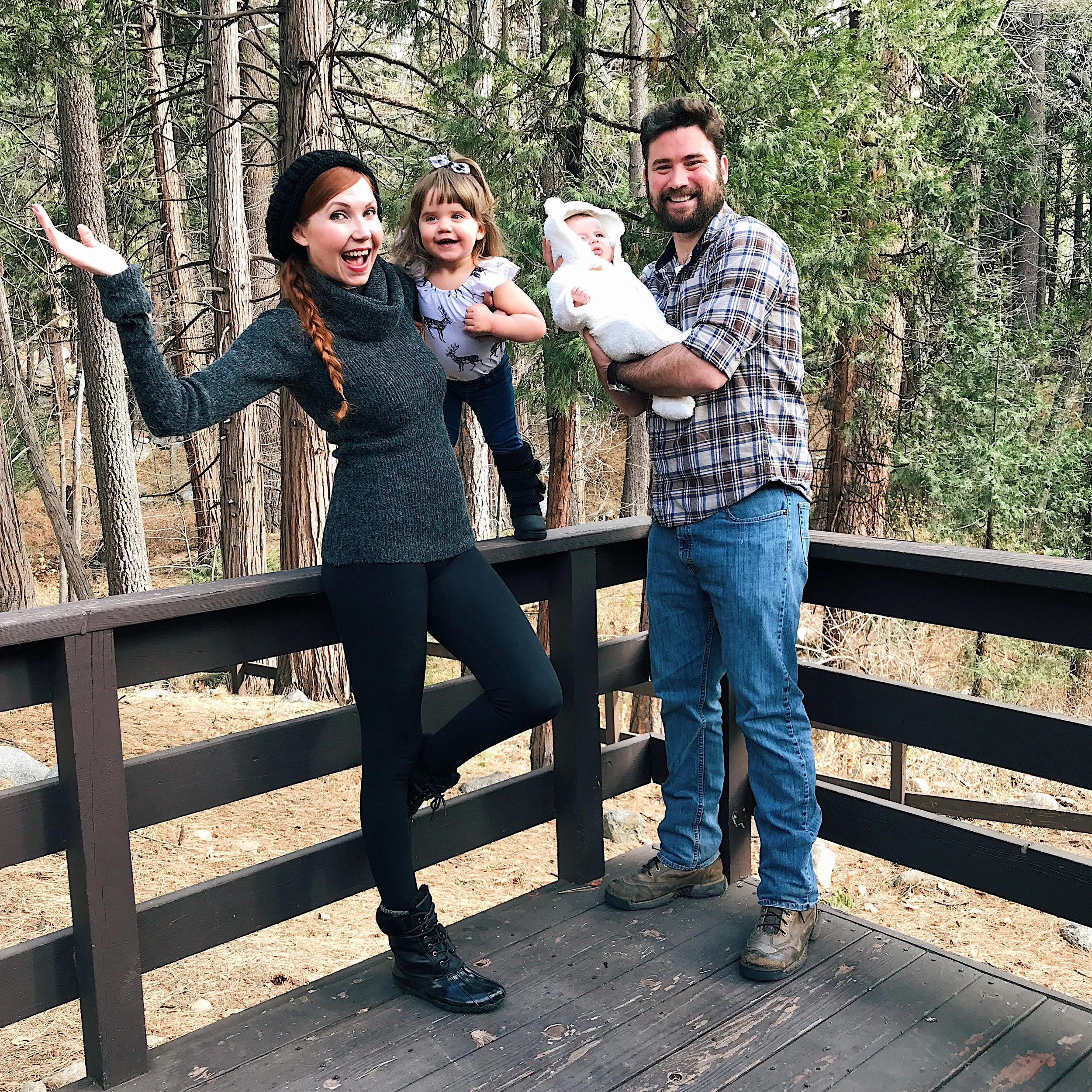 Make it a game: Maxhimer’s daughter Annabelle set the timer for this picture in Idyllwild, California. Racing to get the shot was just a part of the fun.