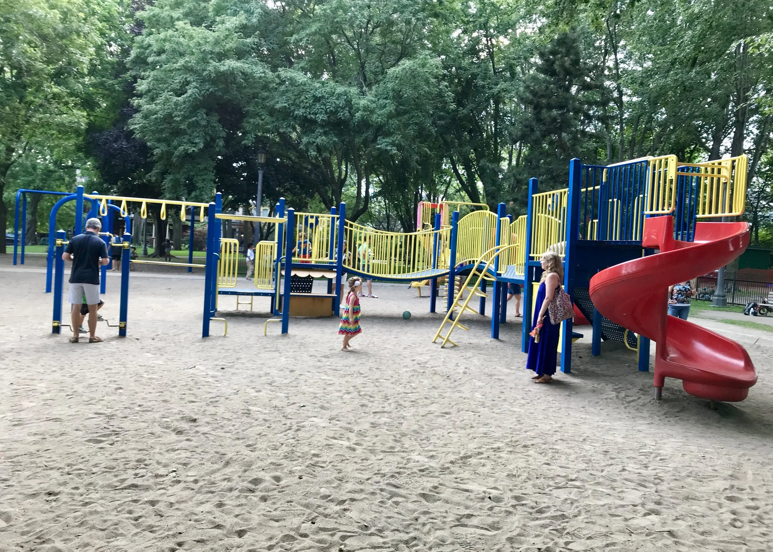 Playground Break: Swings, slides and more in Trinity Bellwoods Park.