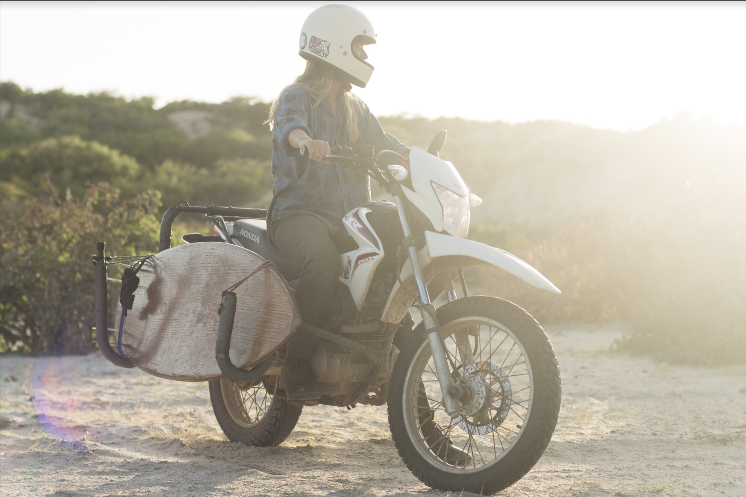 On my motorbike in Baja California, Mecxico after 11 countries and 10 months on the road.
