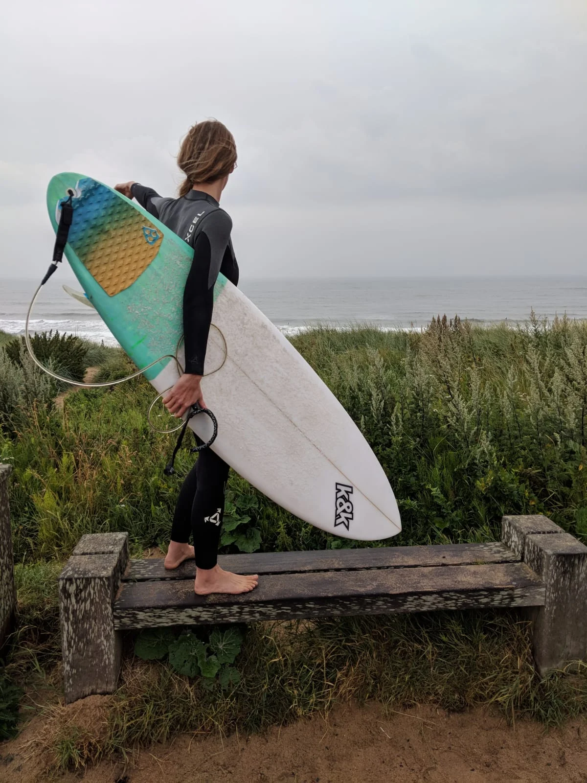 My go-to shortboard, 5'9 K&K R2.
