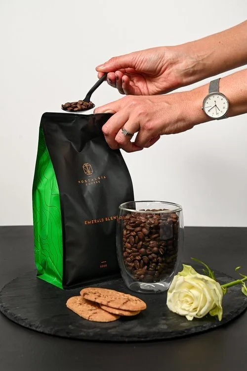 Studio photoshoot for drink brand content