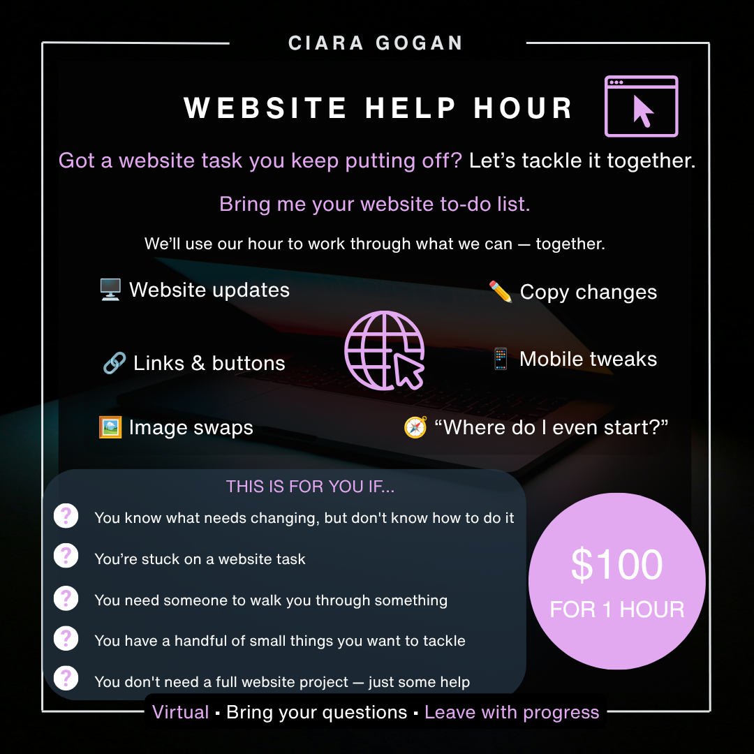Website Help Hour