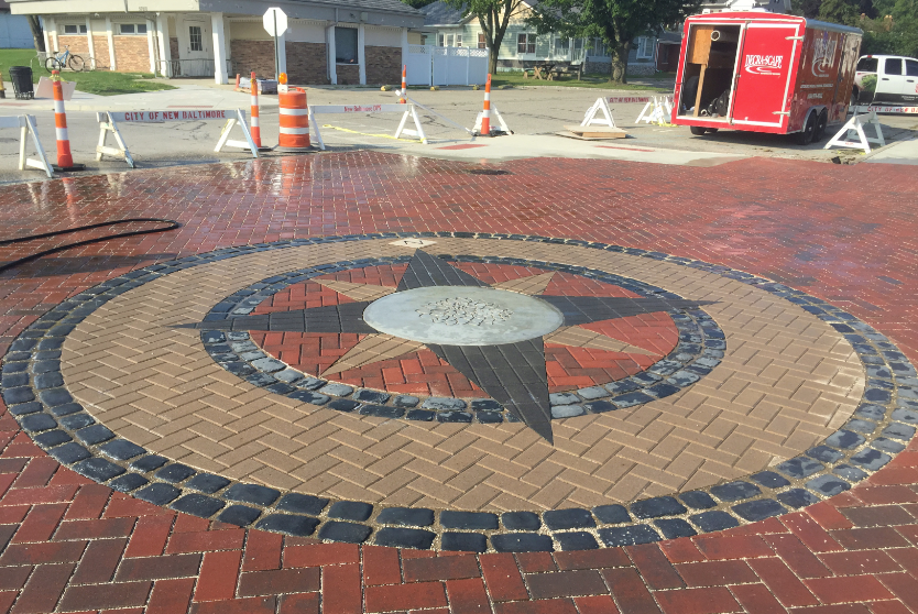 Commercial landscape services - brick pavers in Troy, MI