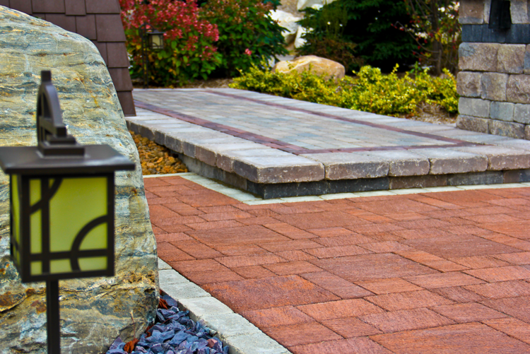 Unilock patio pavers and paving stones in Oakland Township, MI