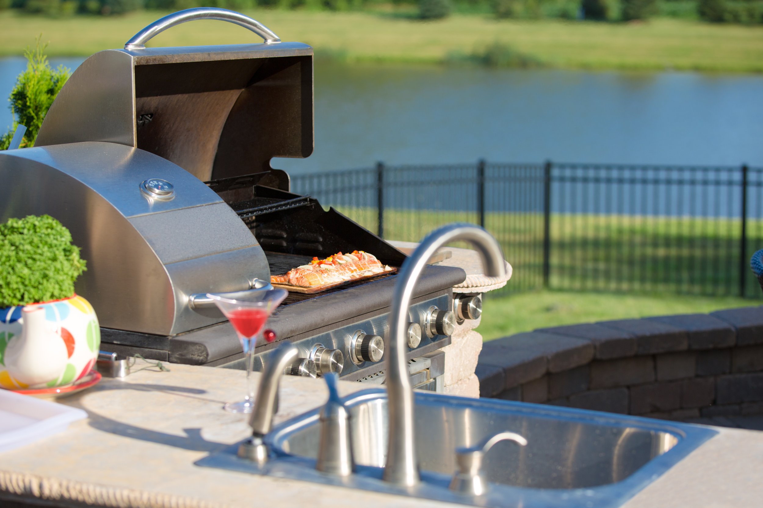 Outdoor kitchen in Troy, MI