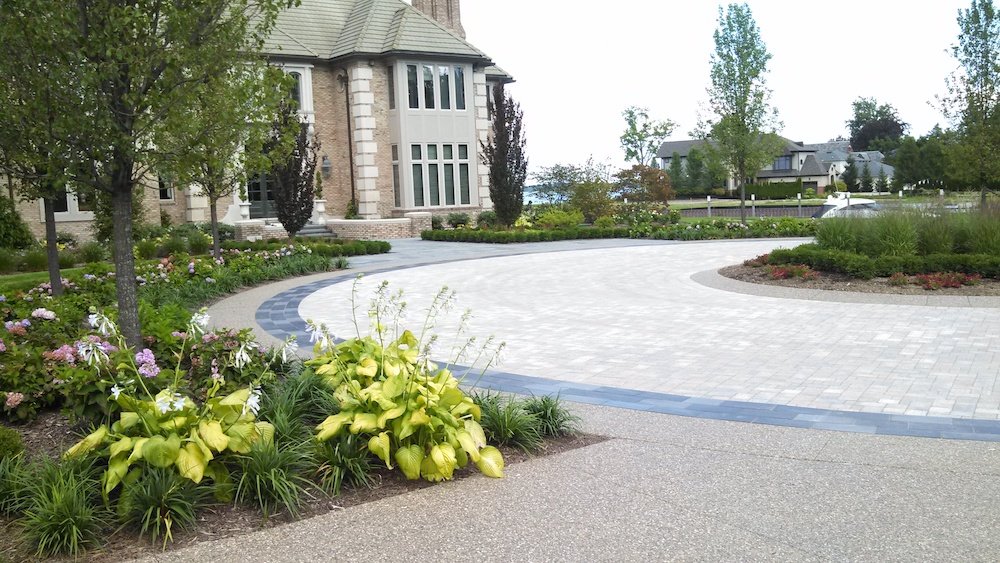 Unilock driveway pavers in Bloomfield Hills, MI