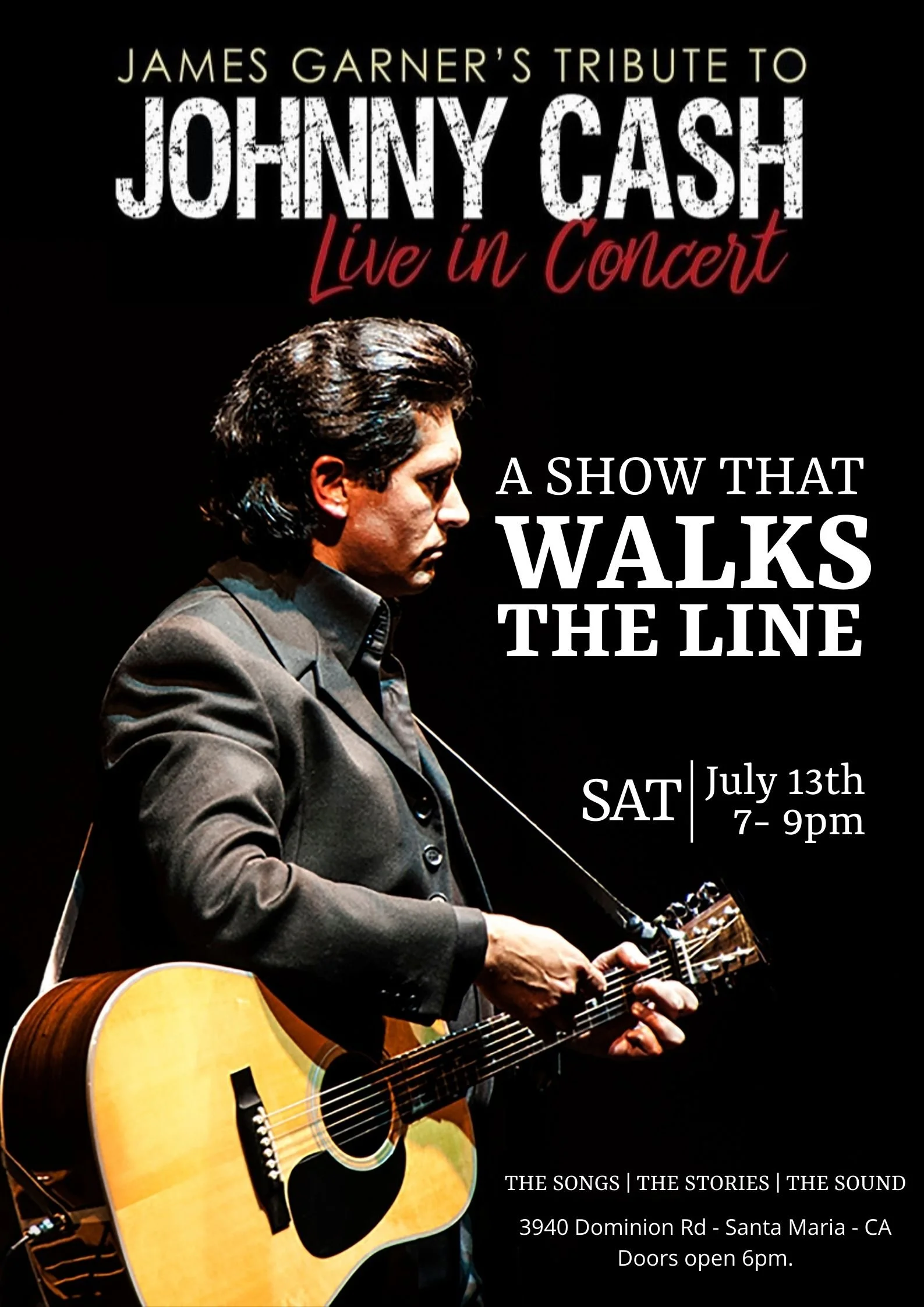 Cottonwood Concerts: James Garner's Tribute to Johnny Cash