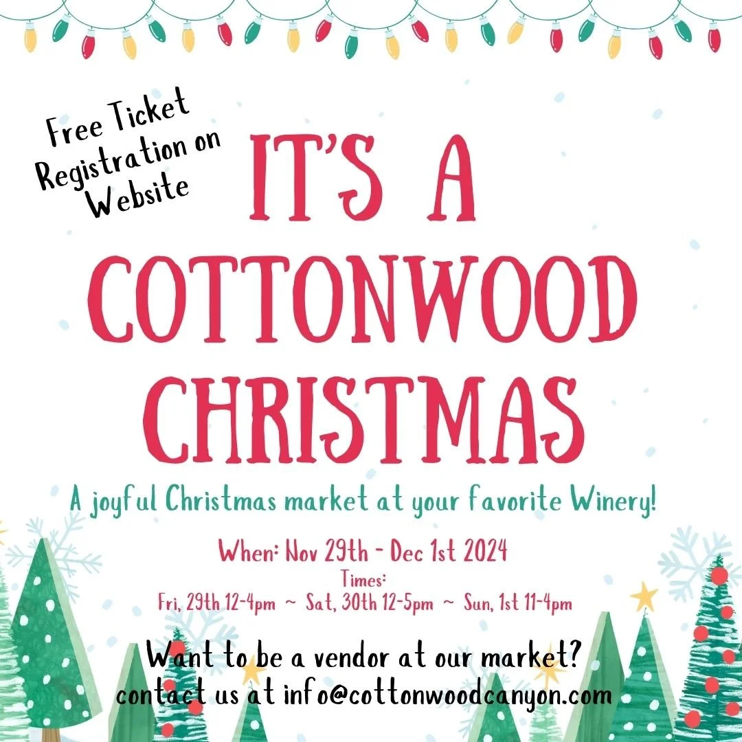 Cottonwood Canyon Winery Events and Offerings