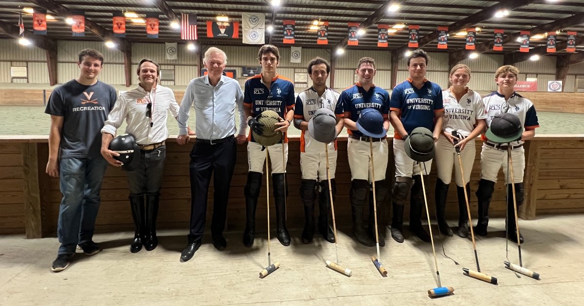 UVA President Beardsley Visits Virginia Polo